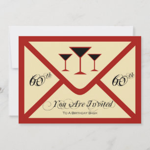 Invitation Fantaisie et divertissement 60e anniversaire Invit