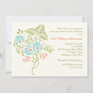 Invitation Fantaisie Florale