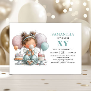 Invitation Fantaisie pour le 1er Anniversaire de l