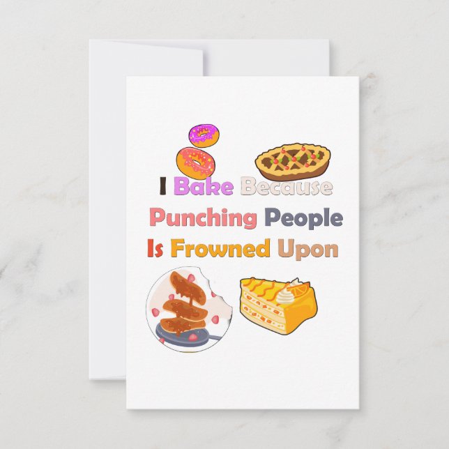 Invitation Fantastique Chemise À Cuisson : Je Cuis Parce Que  (Devant)