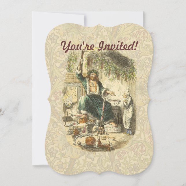 Invitation Fantôme de Noël Présent Scrooge (Devant)