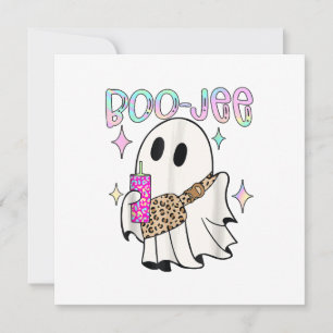 Invitation Fantôme drôle d'Halloween Boo Jee