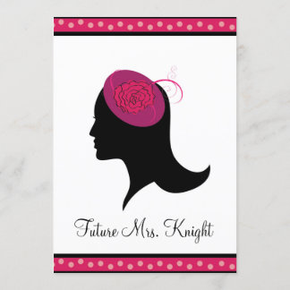 Invitation Fascinateur Casquette Thé nuptiale de douche Invit