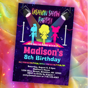 Invitation Fashion Show Anniversaire