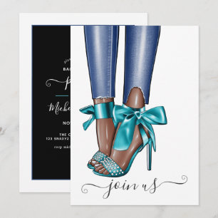 Invitation Fashionista célibataire afro-américaine en