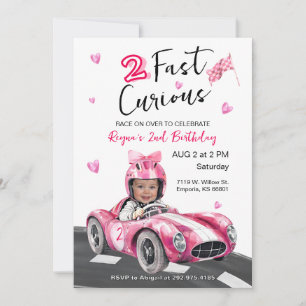 Invitation Fast Curious N'Importe Quel Âge Anniversaire Photo