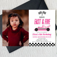 Fast & Five Pink Race Car 5ème anniversaire