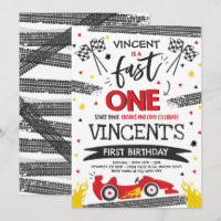 Fast One 1er Anniversaire Party Red Race Car Fast 