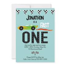Fast ONE racecar thème 1er anniversaire fête