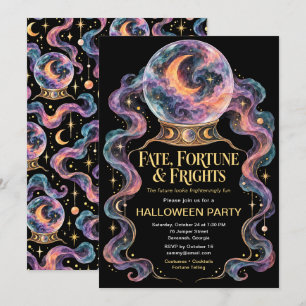Invitation Fate Fortune & Frights Soirée d'Halloween