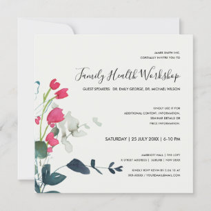 INVITATION FAUNE VERTE ROSE EUCALYPTUS WREATH WORKSHOP