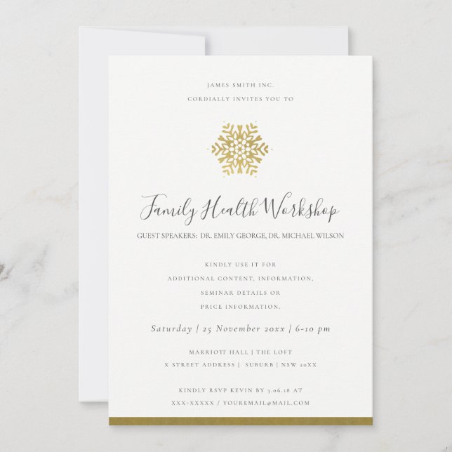 INVITATION FAUNE VERTE ROSE EUCALYPTUS WREATH WORKSHOP (Devant)