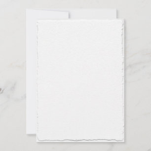 Invitation Faux bord déchiré Baby Shower