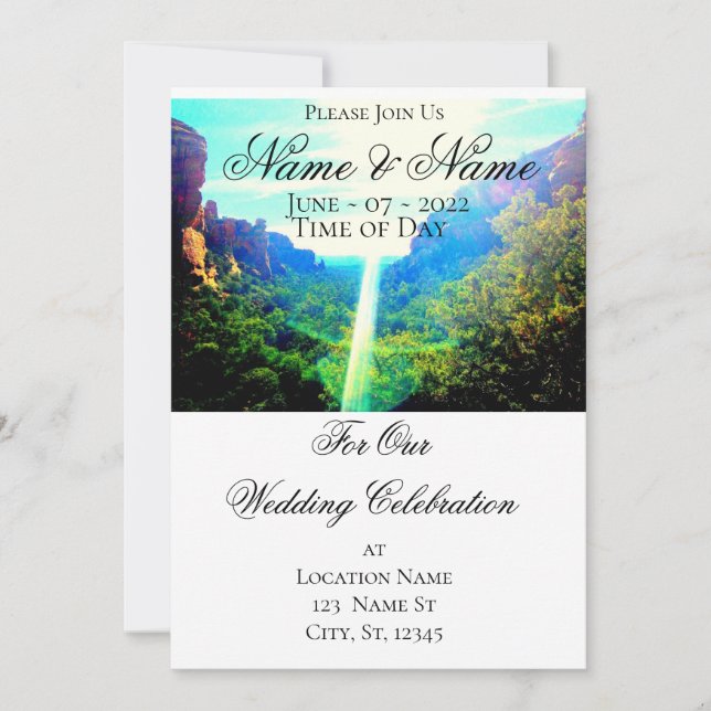 Invitation Fay Canyon Sedona Thunder_Cove (Devant)