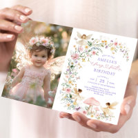 Fée Fleur sauvage délicieuse Premier 1er anniversa