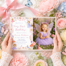 Fée Florale Fantaisiste Premier 1er Anniversaire P