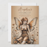 Fée Papillon en Cuivre