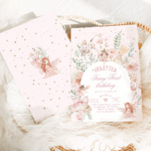 Fée Premier Anniversaire Jardin Enchanté Fantaisis