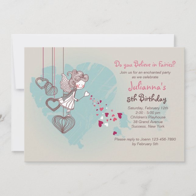 Invitation féerique (Devant)