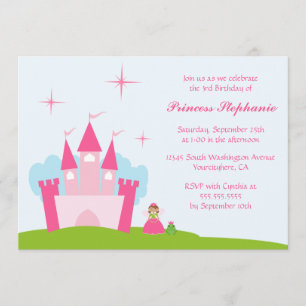 Invitation féerique de fête d'anniversaire de