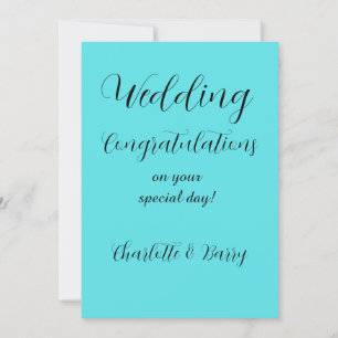 Invitation Félicitations à votre Mariage