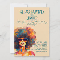 Female Retro Rewind 50e Anniversaire Shindig Party