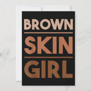Invitation Femme Black Melanin Queen Magie Brown Skin Girl Ju