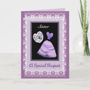 Invitation Femme de chambre junior SISTER - PURPLE Gown