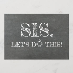 Invitation Femme d'honneur / Femme d'honneur