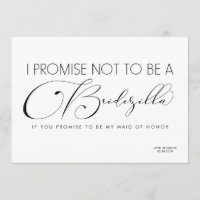 Femme d'honneur / Femme d'honneur BRIDEZILLA