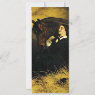 Invitation Femme et Cheval