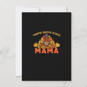 Invitation Femme Remerciement Gratuit Béni Mama Thanksgiving