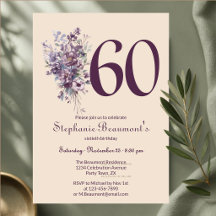 Femme Unique Fleur de Prune Crème 60e Anniversaire