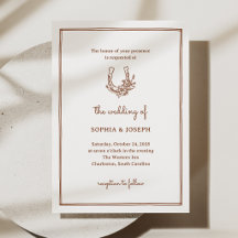 Fer à cheval floral | Mariage occidental chic mini