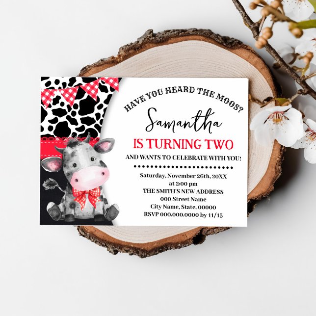 Invitation Ferme Avez-Vous Entendu Parler 2e Anniversaire de  (Créateur téléchargé)