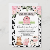 Ferme florale avec la vache Impression et Arc Anni