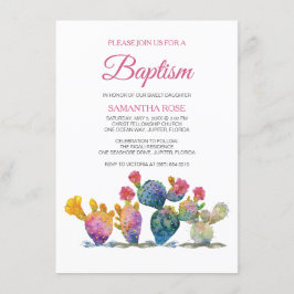 Invitation Festin de la FILLE BAPTISM
