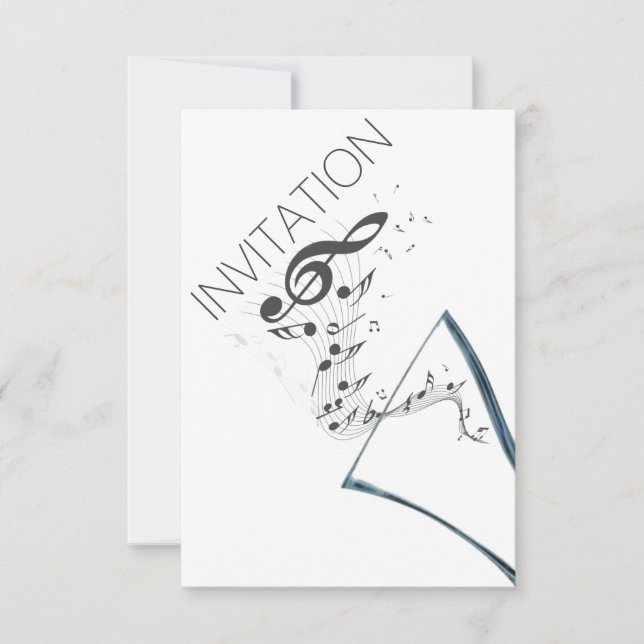 Invitation Festival de Concert Musique Minimalisme Vip Invita (Devant)