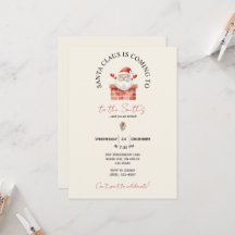 Invitation festive de fête de Noël