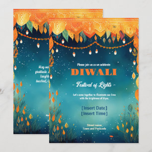 Invitation Festive Diwali Reverie