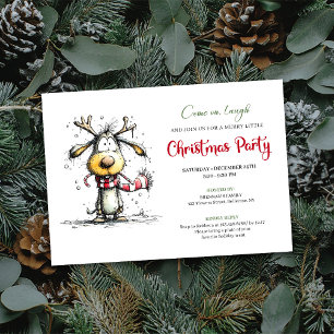 Invitation festive et fantaisiste à une soirée de 