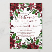 Festive Rouge Vert Floral Ivy Entreprise Noël