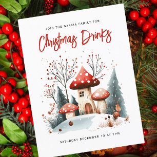 Invitation Festive Winter Woodland Christmas