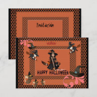 Festivité de sorcières en Halloween
