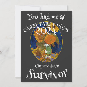 Invitation Fête 2024 Dance Mixer Patio Celebration Garden