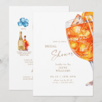 Fête à la Chambre Fête des mariées Aperol Spritz