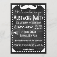Fête à la Moustache sur Tableau Noir