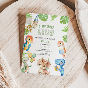 Invitation Fête Anniversaire de enfant de l'aquarelle et de l