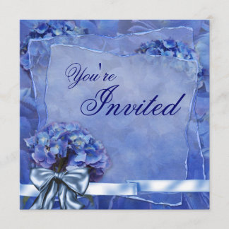 Invitation Fête aux Hortensias Bleus