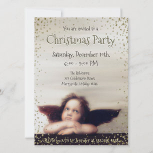 Invitation Fête avec Angel